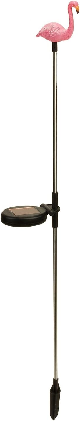 (4 Pack) Solar Outdoor Garden Pathway Stake Red LED Flamingo Yard Light | Lumora