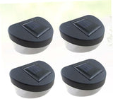 4pcs Solar Outdoor Garden Light Led Fence Light Led Black Shell White for Pathway Garage Porch and Wall Decoration | Lumora