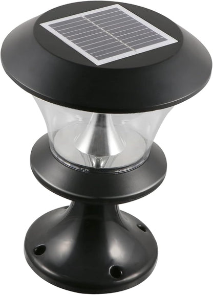 Uonlytech 1pc Light Outdoor Garden Lamp Round Solar Energy Light for Pathways Yards Patios for Parks Decks and Residential Areas Design