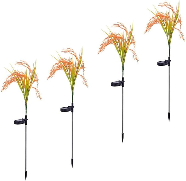 LED Solar Garden Lawn Path Lights, 4pcs Waterproof Solar Ground Inserting Landscape Lights for Outdoor Patio Yard | Lumora