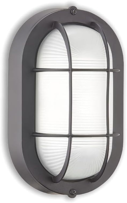 WISBEAM LED Bulkhead Light, Outdoor LED Wall Light for House, Dimmable, 6W Replace 60W, 450 Lumen 3000K Daylight White 80CRI, Waterproof, ETL Rated