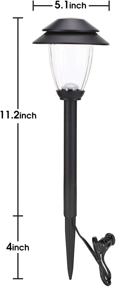HECARIM 6 Pack Low Voltage Pathway Lights - Waterproof Outdoor Landscape Lighting, Super Bright LED Garden Lights | Lumora