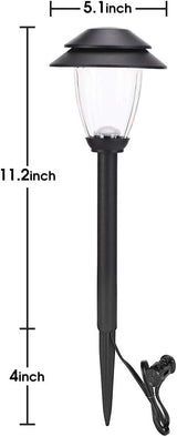 HECARIM 6 Pack Low Voltage Pathway Lights - Waterproof Outdoor Landscape Lighting, Super Bright LED Garden Lights | Lumora