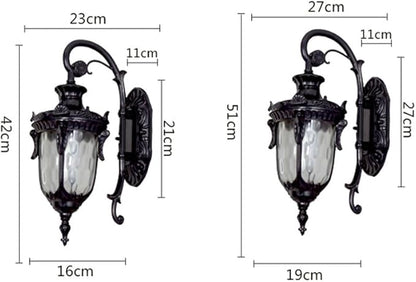 European Outdoor Wall Lamp, Light Ip54 Waterproof Garden, Retro Balcony Aisle Door Head s, Exterior Villa Sconces E26 Base