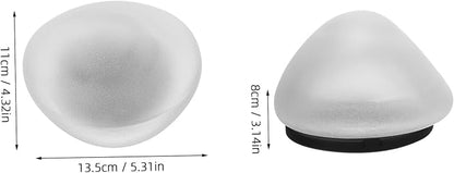 NUOBESTY Outdoor Solar Pebble-Shaped Garden Light Warm Light Decorative Solar Pathway Lamp for Garden Patio Lawn and Walkway Ambiance