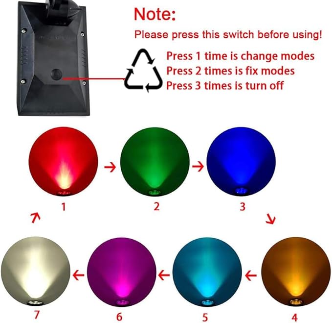 Solar Spot Lights Outdoor Waterproof Solar Powered Spotlight Landscape Lighting Color Changing Auto On/Off for Yard | Lumora