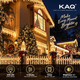KAQ Connectable 240LED 88Ft String Lights, Christmas Lights Indoor Outdoor