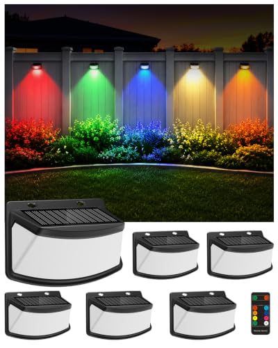 Aootek
Solar
Lights
Outdoor,
RGB,
6
Pack