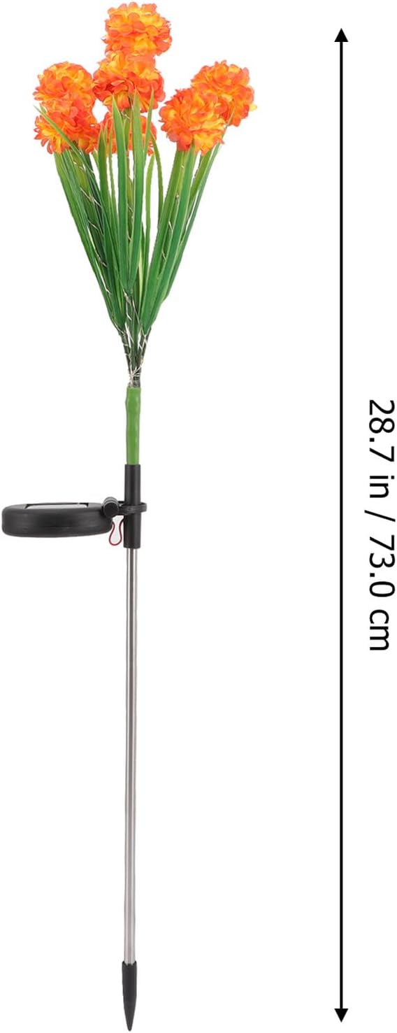 VILLCASE Solar Powered 7-Head Garden Landscape Path Lights Outdoor LED Yard Solar Pathway Lamps for Patio Lawn Driveway Decoration