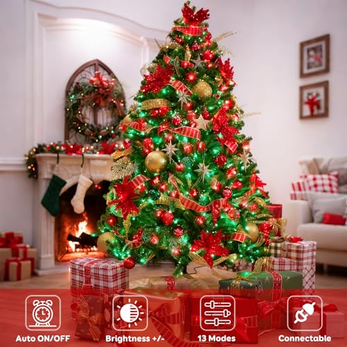 KAQ Connectable 240LED 88Ft String Lights, Christmas Lights Indoor Outdoor