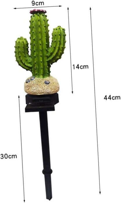 Solar Cactus Light Outdoor Decorative Lamp for Gardens Easy Installation for Pathways and Patios Emergency Use During Power Outages