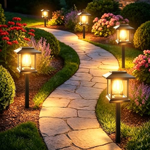 Solar Pathway Lights 14-Pack for Yard Walkways