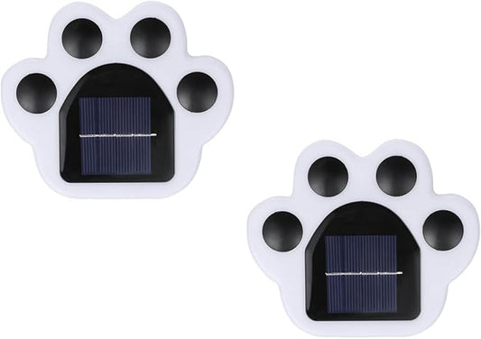 Alipis 2pcs Solar Lawn Lights White LED Yard Ground Lights Outdoor Solar Pathway Lighting Landscape In-ground Stakes for Garden Patio Decor