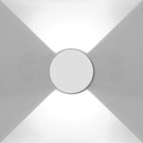 Kawell 8W Modern LED Wall Sconce Light Up Down Waterproof Outdoor Wall Lamp Indoor Hardwired for Bedroom Bathroom | Lumora