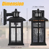 Motion Sensor Outdoor Wall Lights 2 Packs Dusk to Dawn Outdoor Lighting