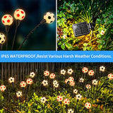 ASMAD Solar Lights Outdoor Waterproof 8 Pack,Soccer Ball Light,Garden Decor