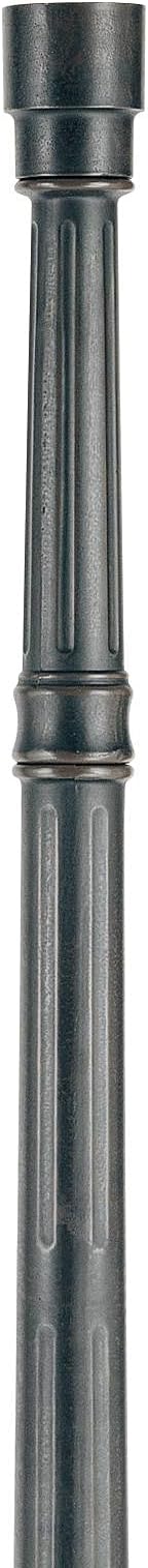 John Timberland Hepworth Traditional Outdoor Post Light Pole and Cap Base Classic Bronze Brown 76 3/4" Accessory | Lumora