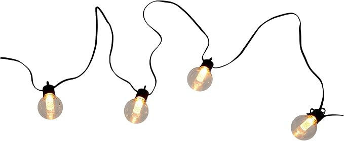 Solar Outdoor Lights Warm Colored Tunable, 50FT String Light Outdoor Waterproof - Solar Powered Patio Light USB Charging Hanging Lights for Yard - G40 Solar Lighted Up for Outside String (Pack of 3)