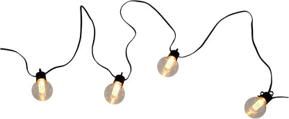 Solar Outdoor Lights Warm Colored Tunable, 50FT String Light Outdoor Waterproof - Solar Powered Patio Light USB Charging Hanging Lights for Yard - G40 Solar Lighted Up for Outside String (Pack of 3)