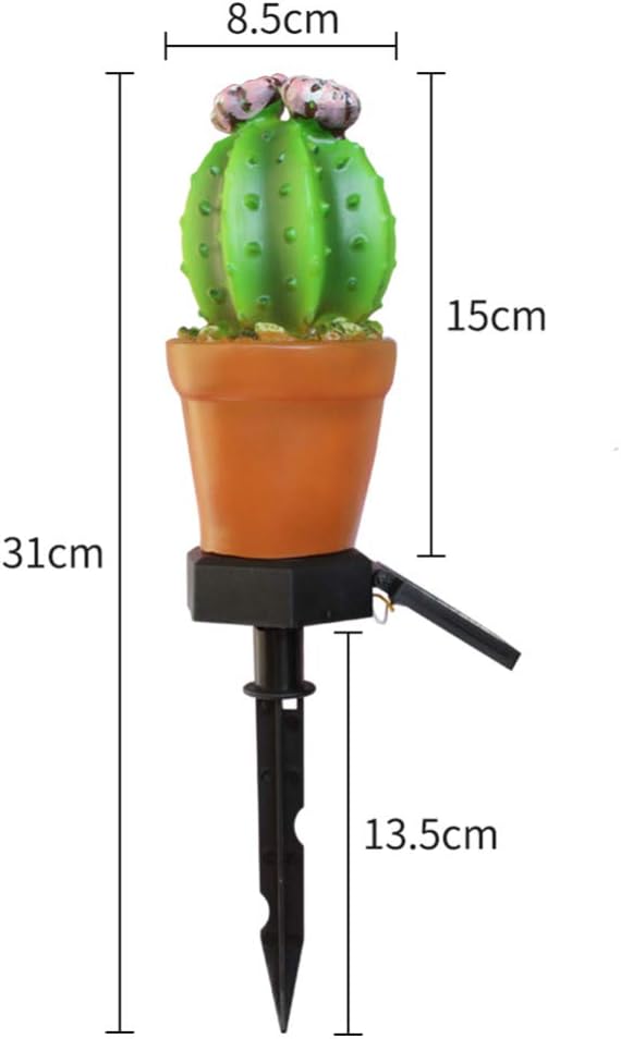 Mobestech Solar Garden Lights Creative Cactus Pineapple Lawn Lamp Outdoor Ground Lights for Garden Yard Pathway | Lumora