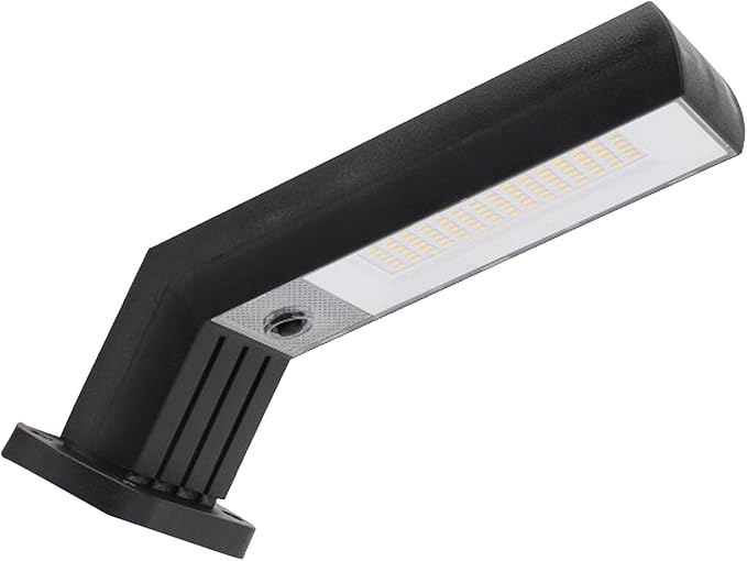 Hyuduo Bright 90 LED Warm Light Solar Pathway Light with IP65 Water, High Conversion Solar Panel for Garage Doorways, Flower Beds, Sidewalks, Lawns and More