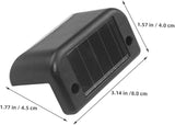 12pcs Solar Powered Waterproof LED Step Lights for Outdoor Stair Railing, Warm White Solar Deck Fence Lights for | Lumora