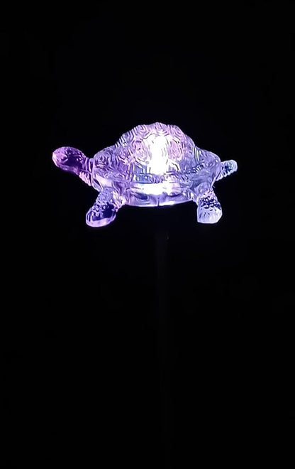 Starry Illuminate 1 PCS Solar Color Changing Style Garden Stake Light Pathway Stake Light (Turtle)