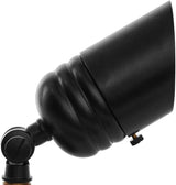 VOLT 12V Brass Fat Boy LED Outdoor Spotlight 6-Pack Kit (Black) with 150W Low Voltage Transformer for Landscape | Lumora