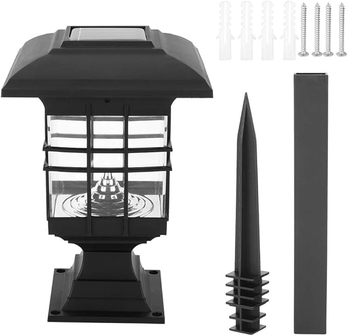 Solar Light, LED Outdoor Solar Garden Light, IP65 Waterproof Solar Pathway Light, Energy Saving Decorative Solar Light, for Yard, Patio, Landscape, Walkway(White Light)