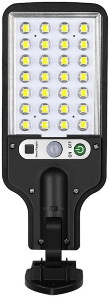 anso LED Solar Light Outdoor Garden PIR Motion Sensor 3 Modes Lamp Security Street Lamp Wall Yard (A,Without Remote)