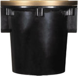 VOLT 12V 3-in-1 Waterproof IP68 Outdoor in-Grade Light with Brass Top (Bronze) for Low Voltage Landscape Lighting | Lumora