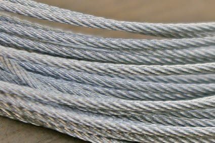 Globe Light Suspension Kit, Galvanized Steel Cable, 60 ft., Attachments Included | Lumora