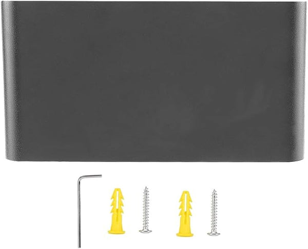 12W LED Wall Lamp Outdoor Square COB Balcony Lighting for Homes Bars Cafes Porches Aluminum Alloy Black | Lumora
