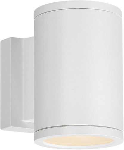 WAC Lighting WS-W2605-WT LED Outdoor Wall Light Fixture, Dark Sky Friendly Single Light, 3000K in Graphite Finish , White
