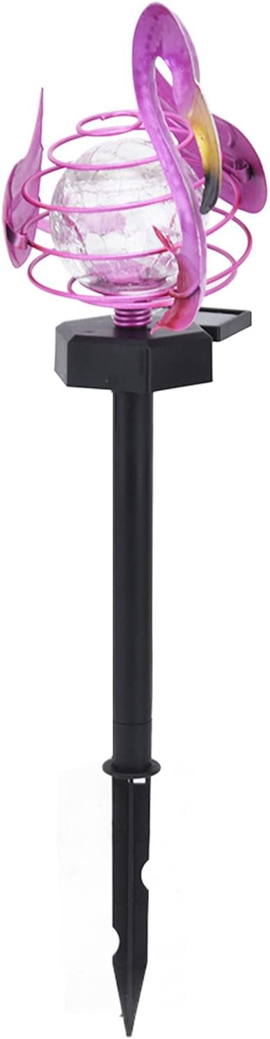 Solar Lawn Light Wrought Iron Animal Pattern, IP67 Waterproof Garden Pathway Light 44cm Warm White LED - Automatic Solar Charging, Decorative Outdoor Lighting for Lawns and Garde