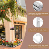 2Pack 4Inch Ceiling Hooks for Hanging Plant, Wall Hanger Plant Holder White