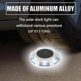6 Pack Solar Driveway/Solar Deck Marine/ LEDs Dock Lights Solar Powered Warning Step Light Outdoor Waterproof with | Lumora
