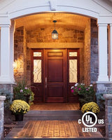 VIANIS Outdoor Pendant Lights, Black Outdoor Lanterns for Front Porch