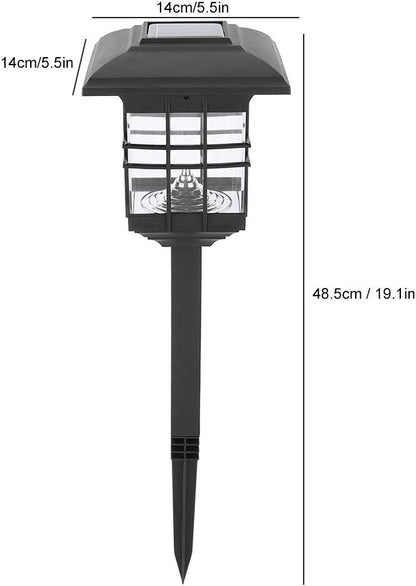 Outdoor Solar Powered Light，Solar Pathway Lights，Bright Premium Quality Rain Proof Walkway Path Patio Yard Lawn Garden LED Lamp，Decorative Lamp for Garden Courtyard(#1)
