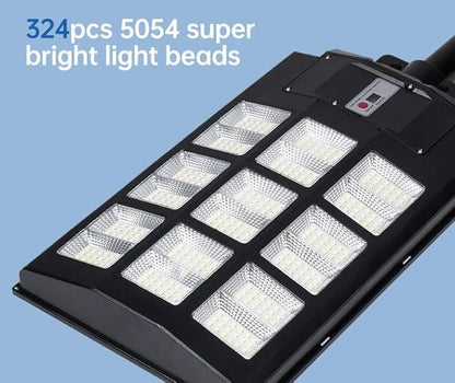 8000W Solar Street Lights Outdoor Waterproof –7000K LED 240000LM Solar Lights Dusk to Dawn with Motion Sensor & Remote, Commercial Solar Powered Parking Lot Lights for Yard, Garage (2 Pack)