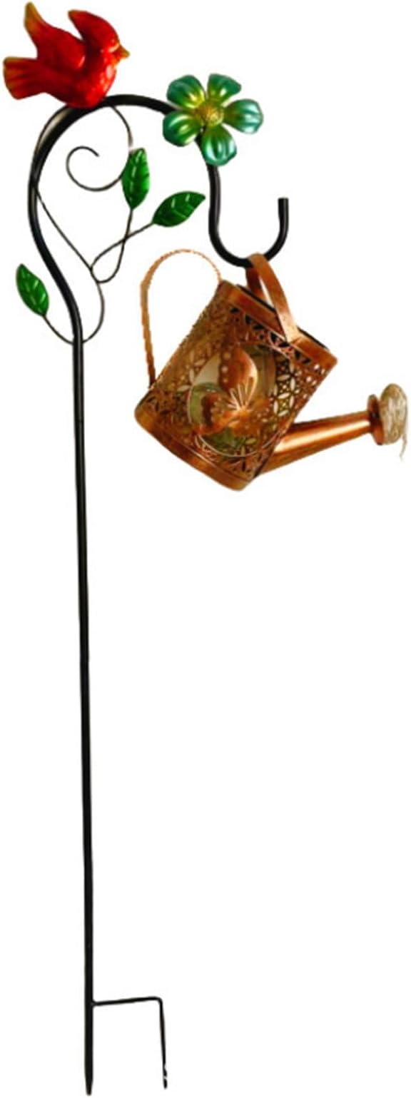 Solar Energy Watering Can Lamp Design Automatic Night Lighting Iron Garden Decoration for Lawns Pathway Solar Energy Garden Light