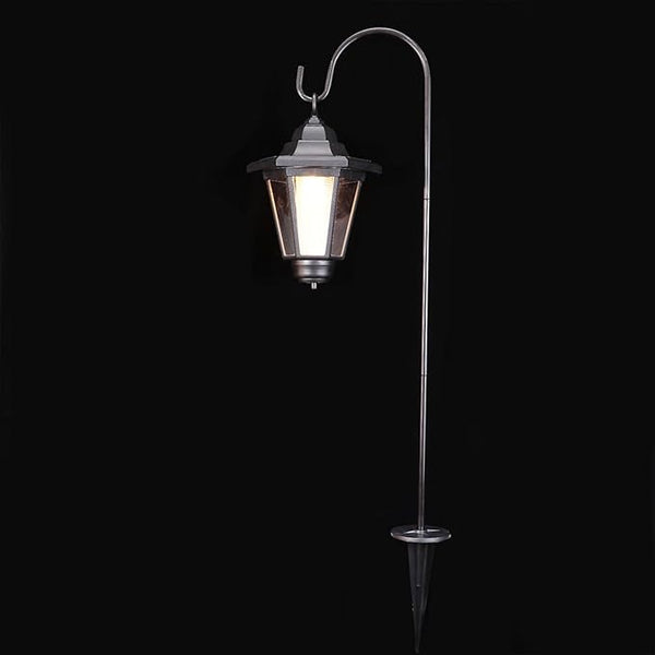Toyvian Solar Courtyard Lawn Light Hexagonal Vintage Solar Pathway Lamp Waterproof Outdoor Garden Decorative Yellow | Lumora