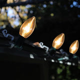 SUNSGNE C9 Clear Christmas Lights 25Ft Outdoor Christmas String Lights with 26 Clear Light Bulbs for Outdoor Patio | Lumora