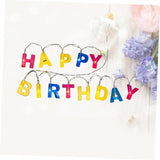 Unomor 1set Led String Lights Letter Style Birthday Lamp String for Home Party Decorations Warm Festival Lights for | Lumora