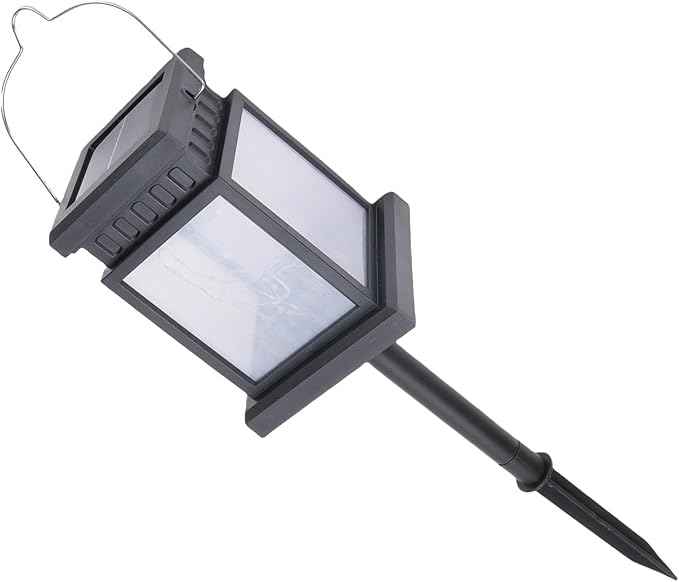Solar Pathway Light, Warm LED, Auto On/Off, IP44 Weather-Resistant, 10-12 Hours Illumination, for Outdoor Yards and Gardens