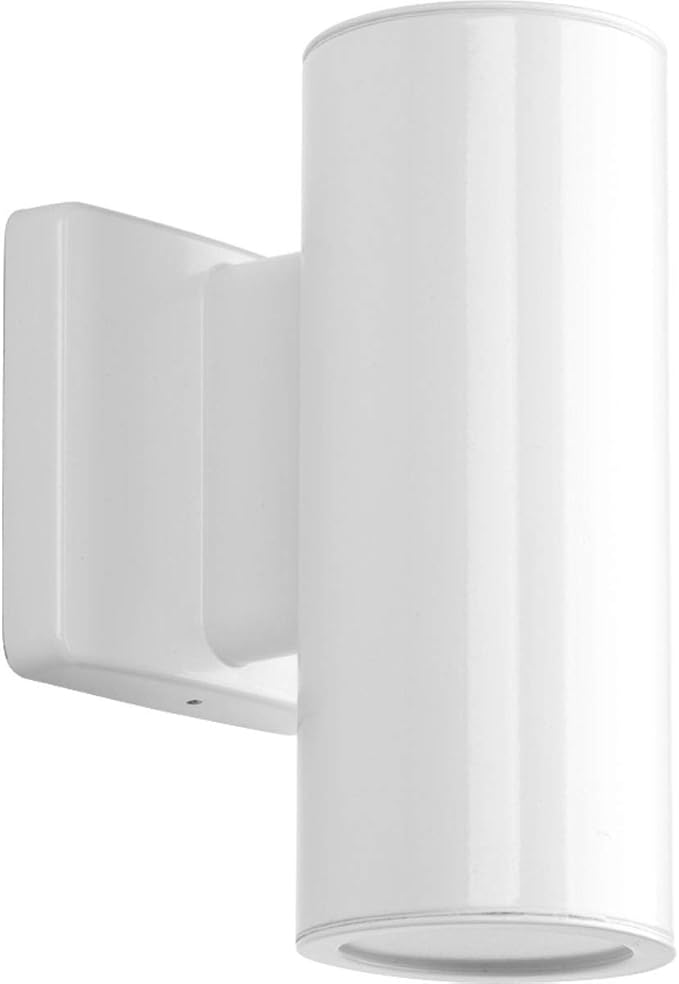 Progress Lighting P563001-030-30K Cylinders Collection 3" LED Modern Outdoor Small Up/Down Wall Lantern Light | Lumora