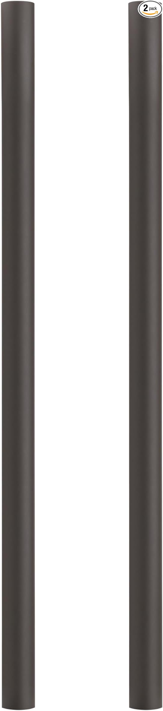 Solus 7-Foot Direct Burial Lamp Post – Outdoor Aluminum Light Pole – Fits Standard 3" Post Top Fixtures – Black | Lumora