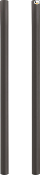 Solus 7-Foot Direct Burial Lamp Post – Outdoor Aluminum Light Pole – Fits Standard 3" Post Top Fixtures – Black | Lumora