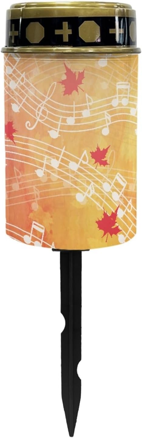 Autumn Leaves Solar Stake Lights Outdoor Garden Decoration for Party/Birthday,Outdoor Solar Pathway Lights Solar Lantern Landscape Lighting Garden Lights,Wall Light Auto On/Off