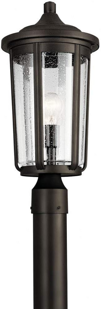 Kichler 49895OZ Transitional One Light Outdoor Post Mount from Fairfield Collection in Bronze/Dark Finish | Lumora